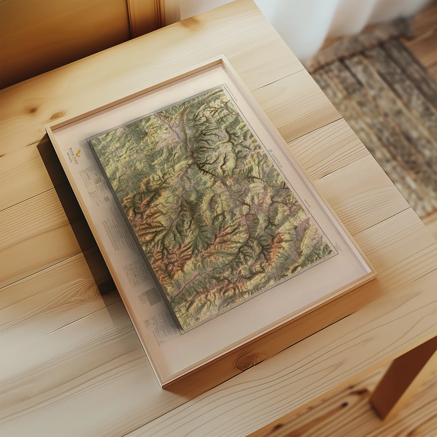 Leadville, Colorado - 1959-Historical Topographic-Wall Map-ModernCarto