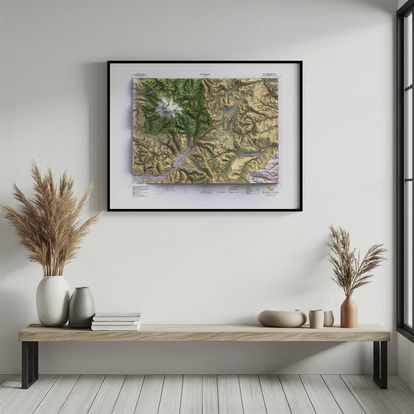 Mount Rainier, Washington - 1978-Historical Topographic-Wall Map-ModernCarto