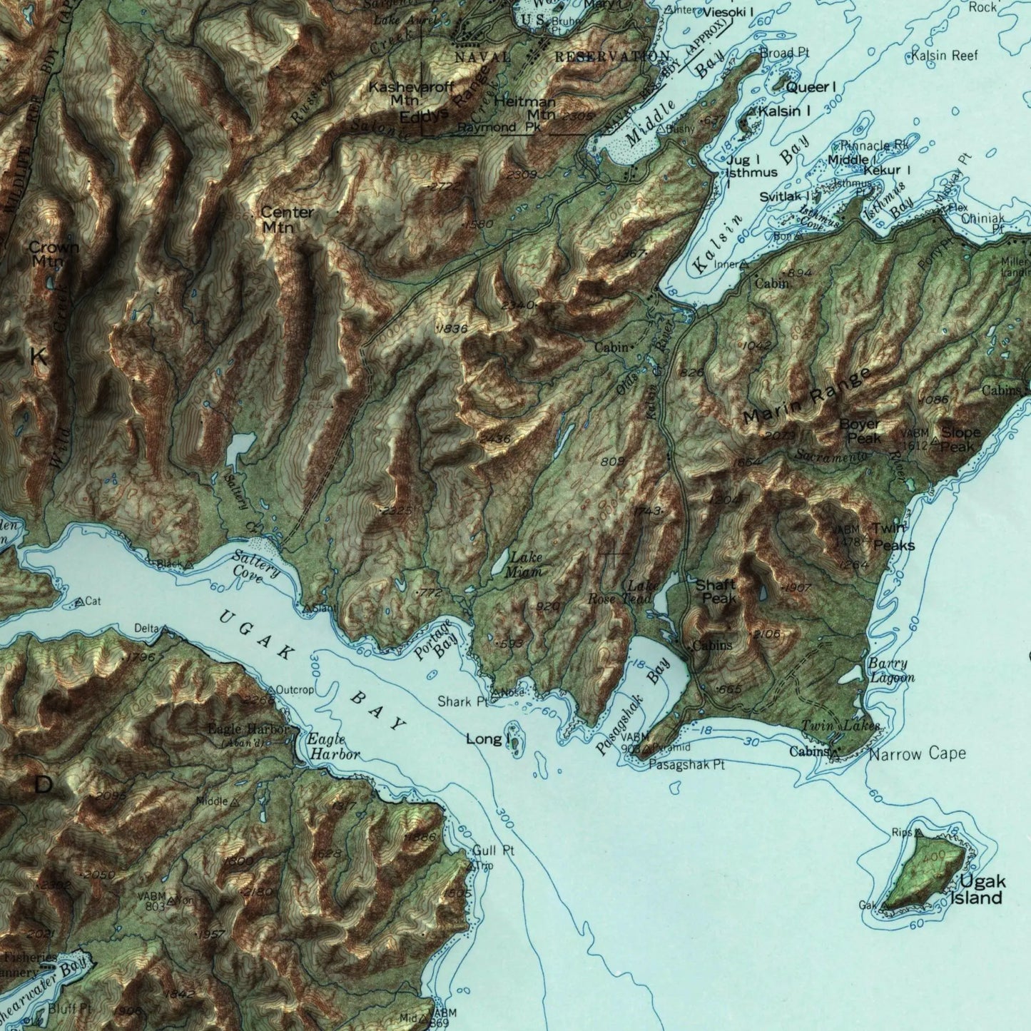 Kodiak Island, Alaska - 1952