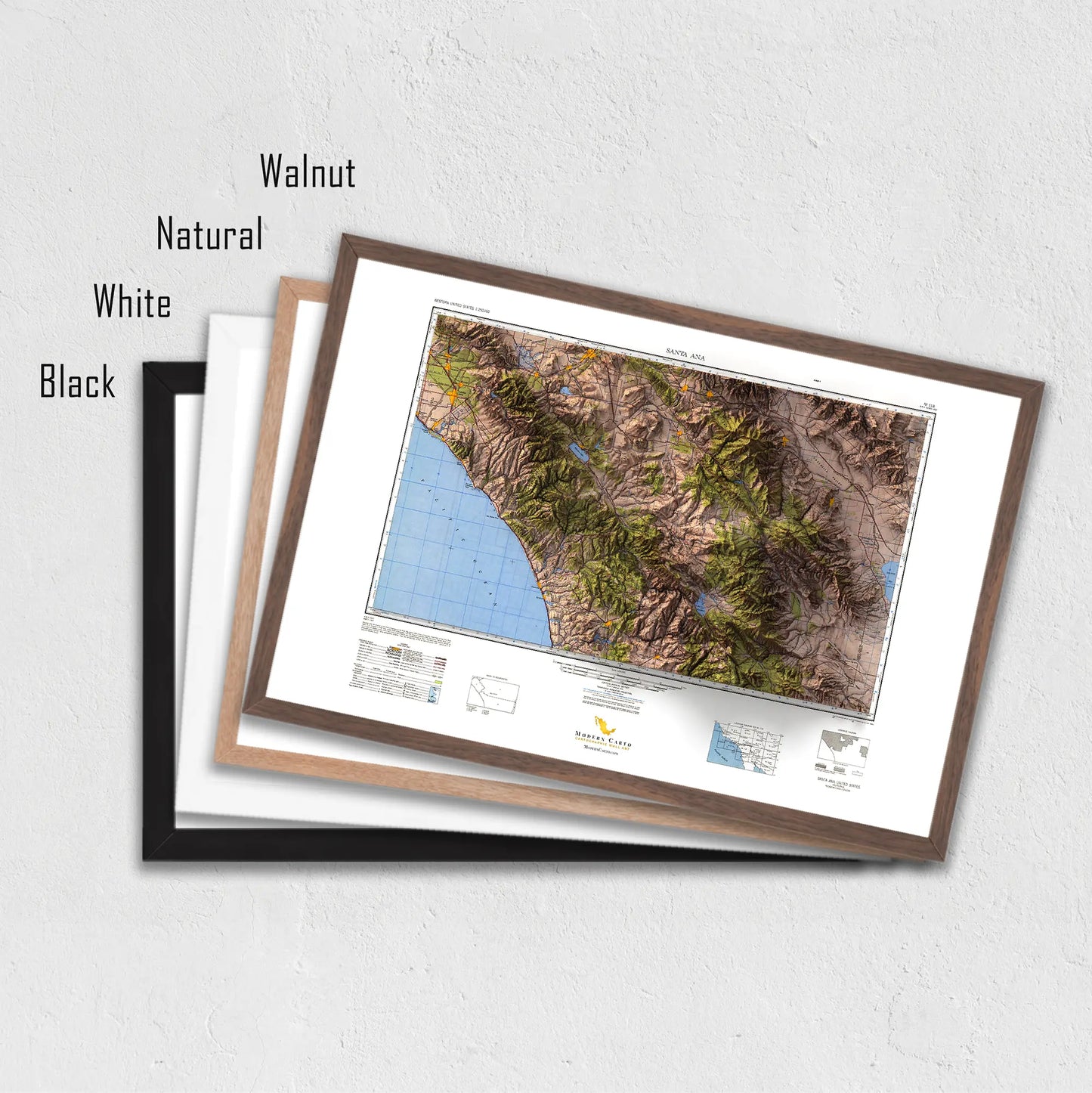 Glacier Bay National Park-Modern Topographic-Wall Map-ModernCarto