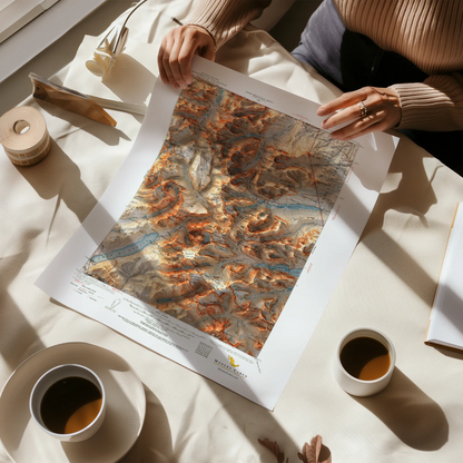 Chief Mountain, Montana - 1938-Historical Topographic-Wall Map-ModernCarto