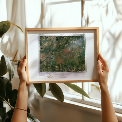 Fairbanks, Alaska-Satellite Imagery-Wall Map-ModernCarto