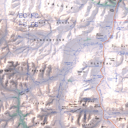 Dawson City, Yukon - 1991-Historical Topographic-Wall Map-ModernCarto