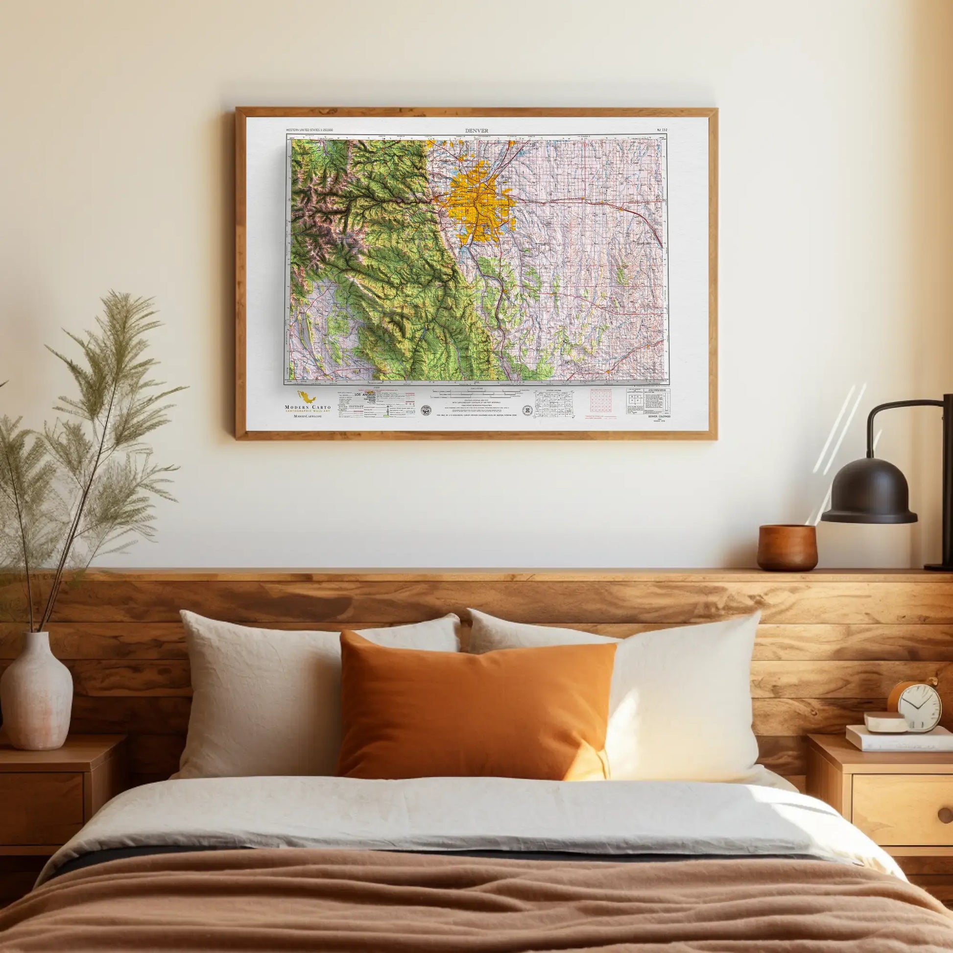 Denver, Colorado - 1953-Historical Topographic-Wall Map-ModernCarto