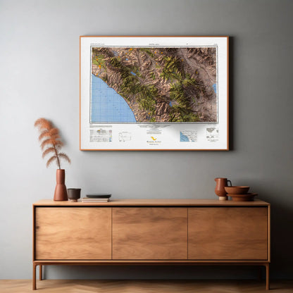 Santa Ana, California - 1947-Historical Topographic-Wall Map-ModernCarto