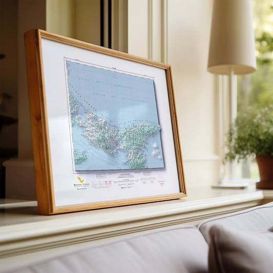 Charlottetown, Prince Edward Island - 1995-Historical Topographic-Wall Map-ModernCarto