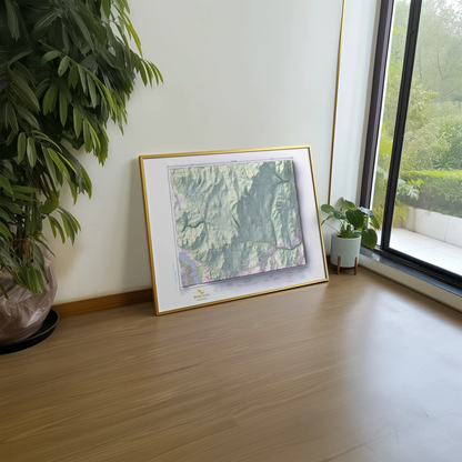 Osoyoos, British Columbia - 1977-Historical Topographic-Wall Map-ModernCarto