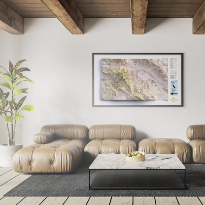 Palm Springs, California - 1984-Historical Topographic-Wall Map-ModernCarto
