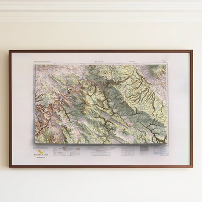 Moab, Utah - 1959-Historical Topographic-Wall Map-ModernCarto