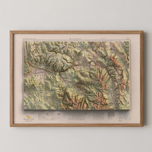 Leadville, Colorado - 1959-Historical Topographic-Wall Map-ModernCarto
