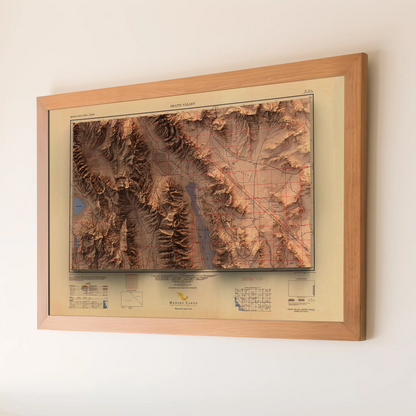 Death Valley, California - 1948-Historical Topographic-Wall Map-ModernCarto