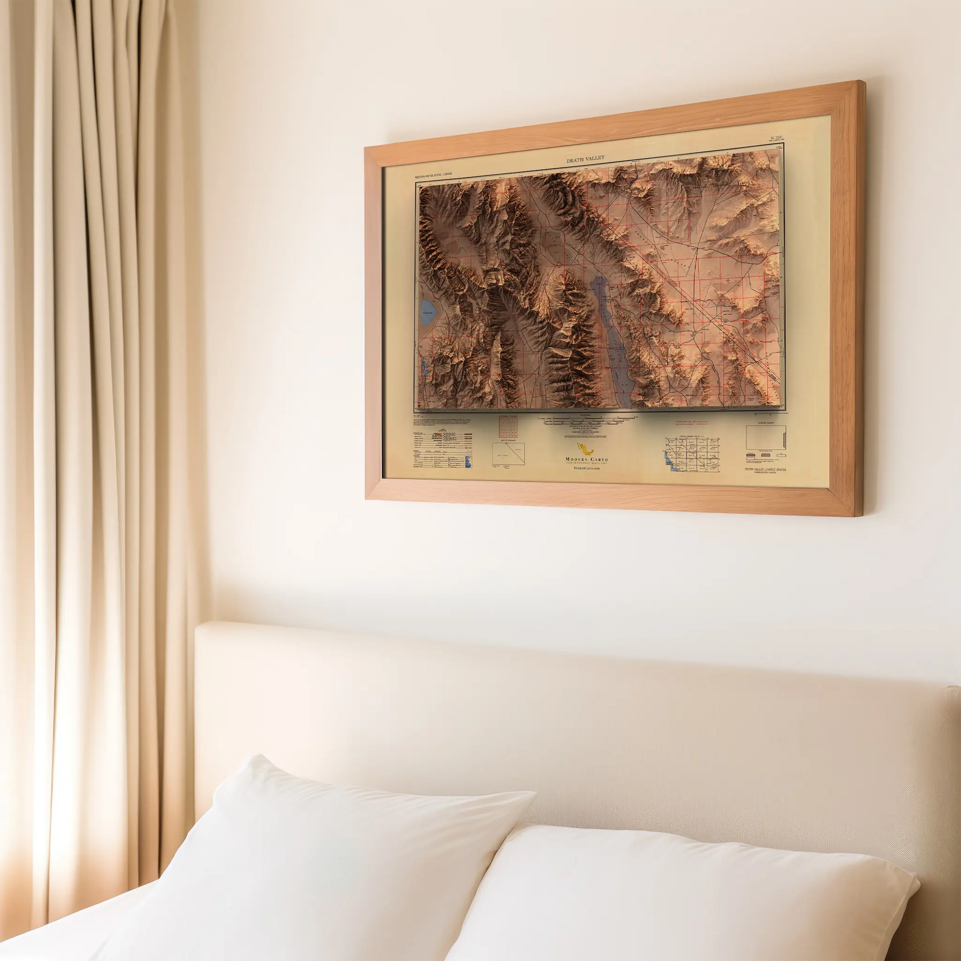 Death Valley, California - 1948-Historical Topographic-Wall Map-ModernCarto