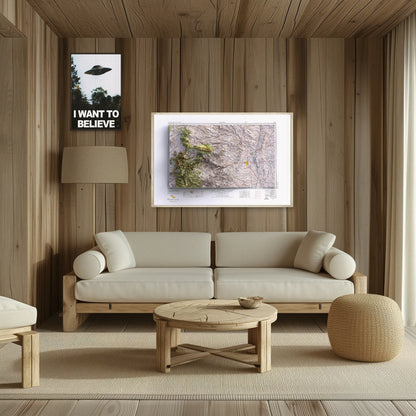 Roswell, New Mexico - 1955-Historical Topographic-Wall Map-ModernCarto