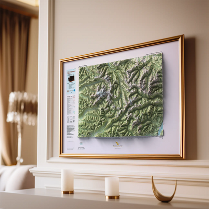 Mount Olympus, Washington - 1988-Historical Topographic-Wall Map-ModernCarto
