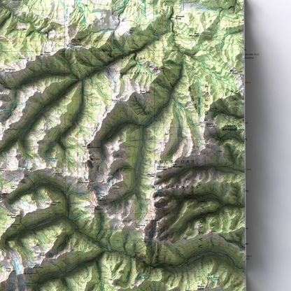 Mount Olympus, Washington - 1988-Historical Topographic-Wall Map-ModernCarto