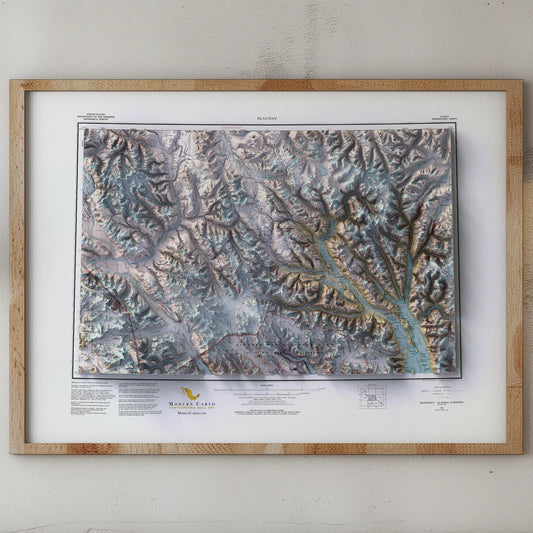 Skagway, Alaska - 1961-Historical Topographic-Wall Map-ModernCarto