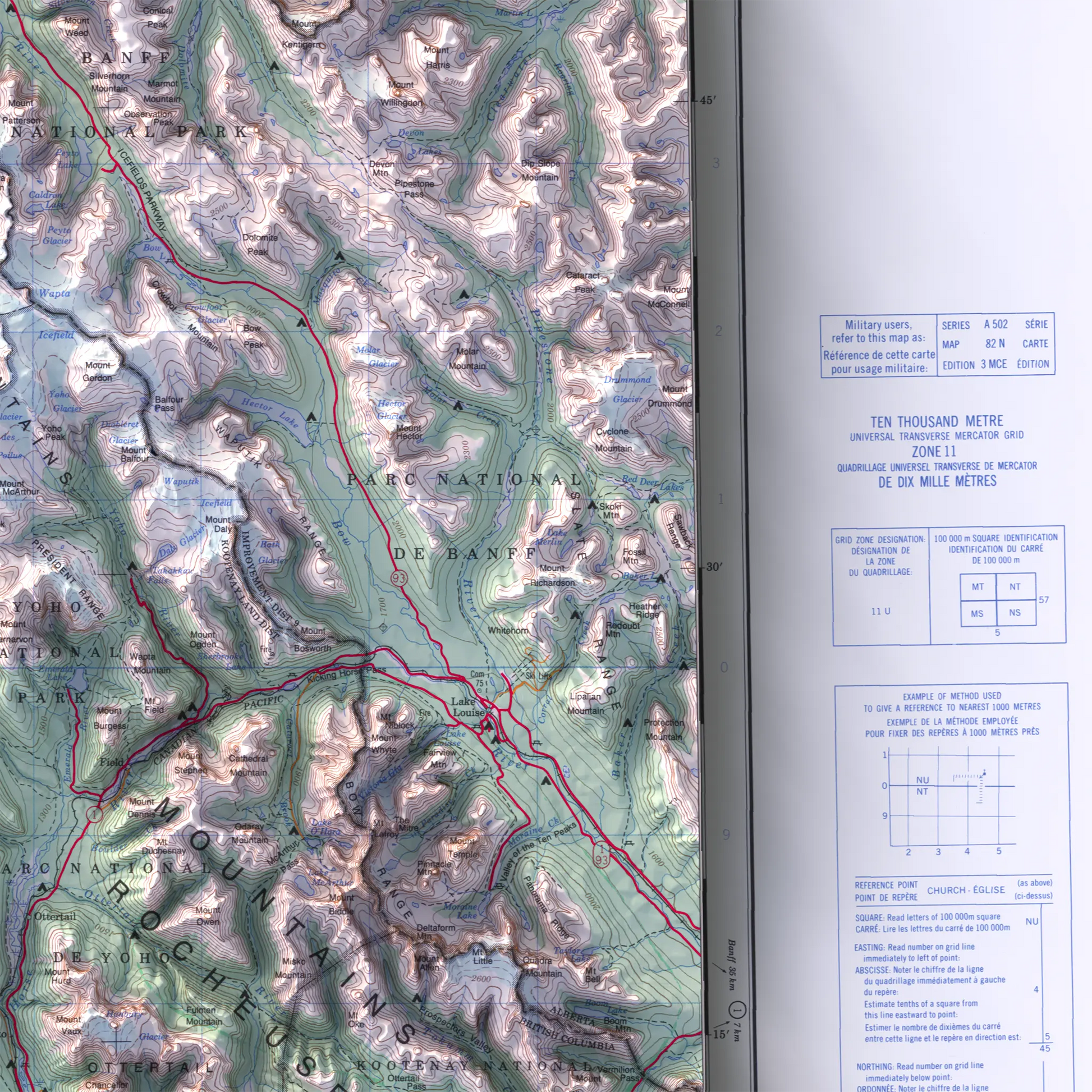 Golden, British Columbia - 1997-Historical Topographic-Wall Map-ModernCarto