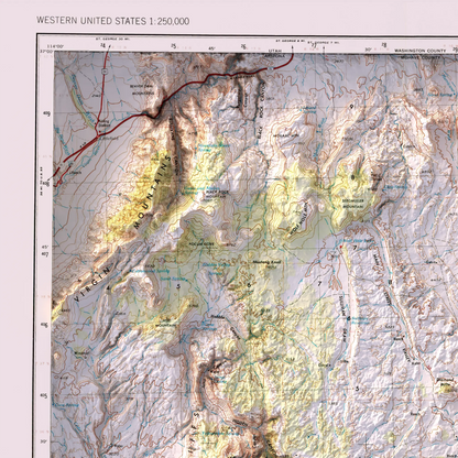 Grand Canyon, Arizona - 1953-Historical Topographic-Wall Map-ModernCarto