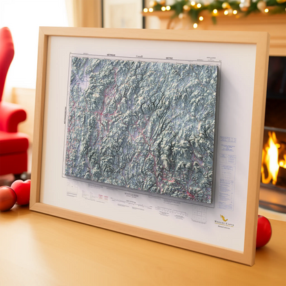 Mont-Laurier, Quebec - 1997-Historical Topographic-Wall Map-ModernCarto