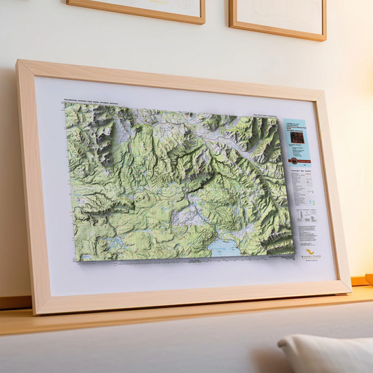 Yellowstone North, Wyoming / Montana - 1983-Historical Topographic-Wall Map-ModernCarto