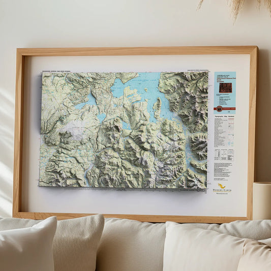 Yellowstone South, Wyoming - 1982-Historical Topographic-Wall Map-ModernCarto