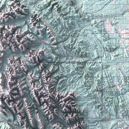 Calgary, Alberta - 1994-Historical Topographic-Wall Map-ModernCarto