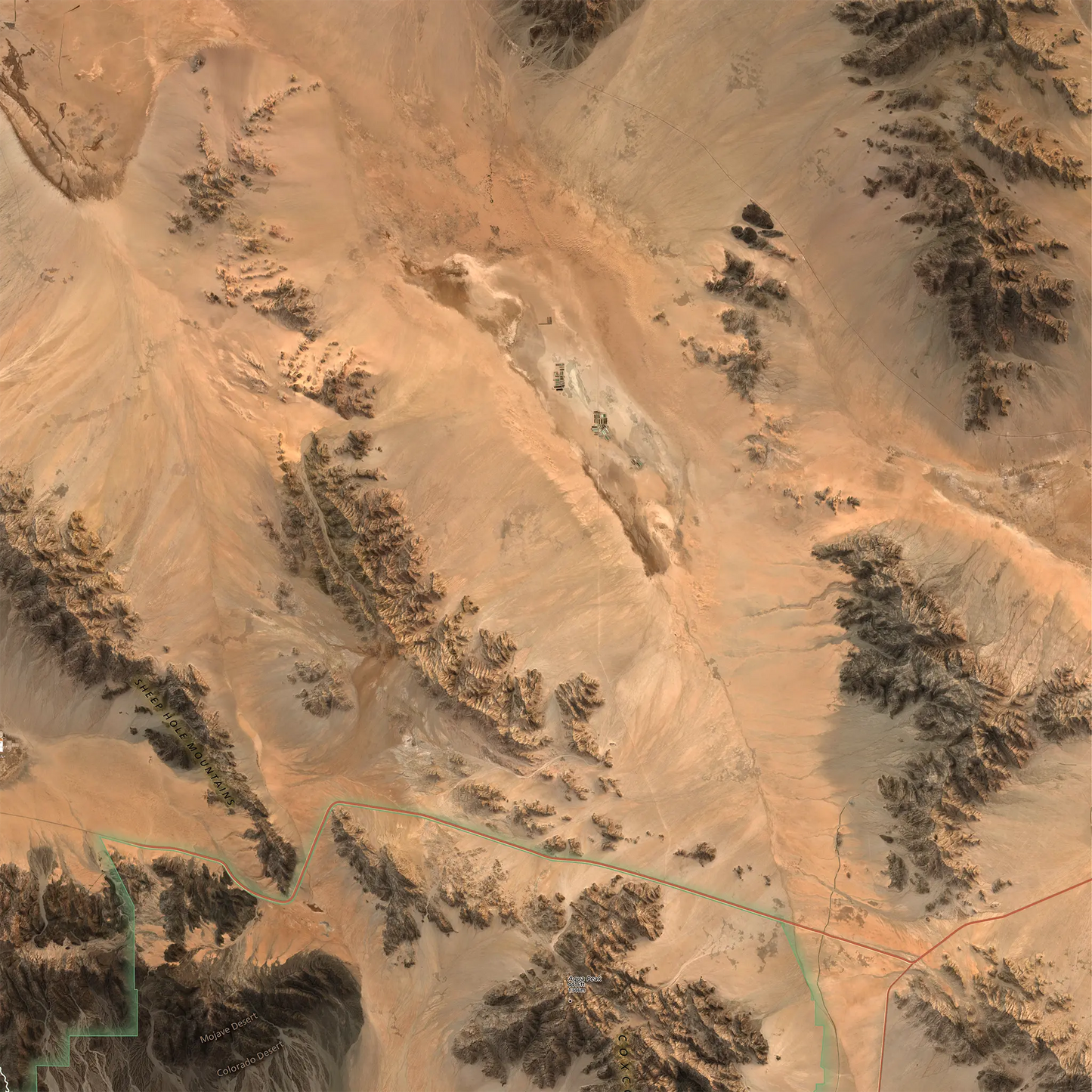 Joshua Tree National Park - Satellite Imagery