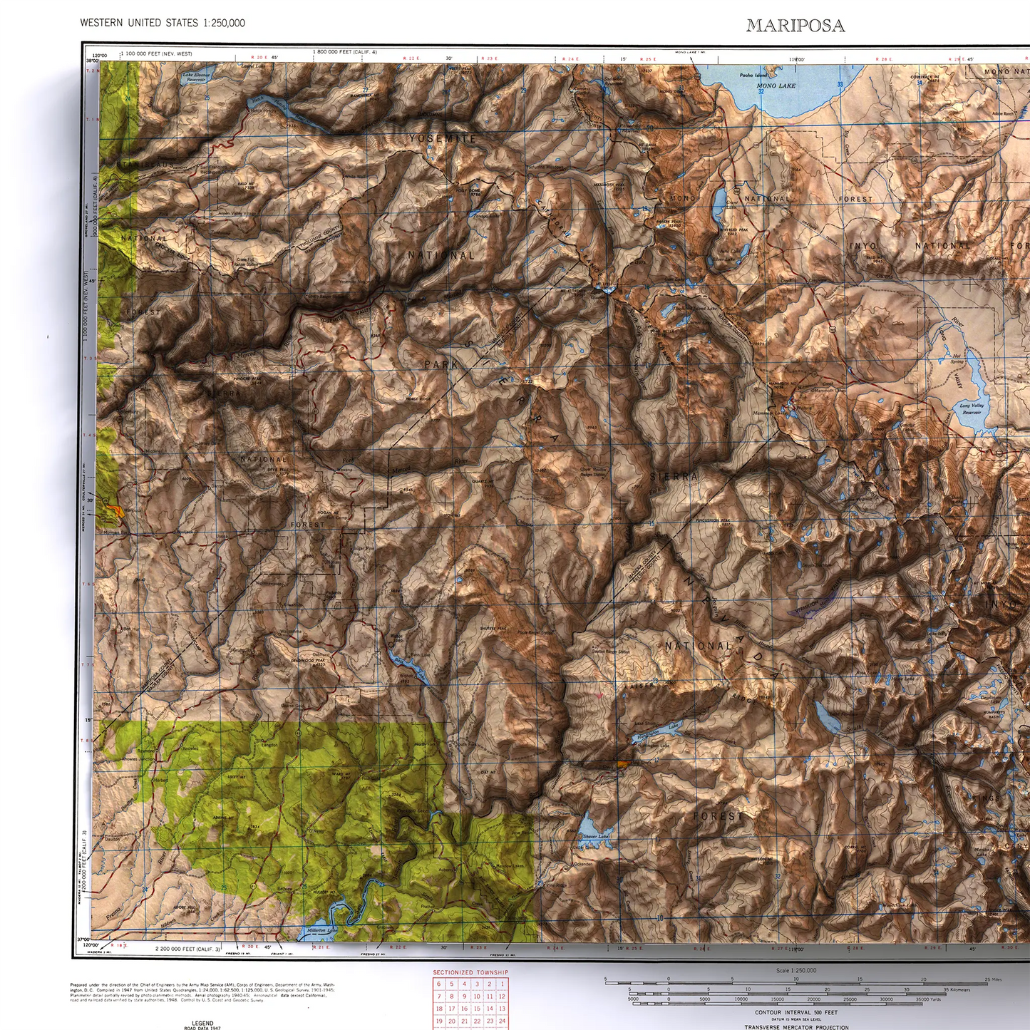 Mariposa & Yosemite Valley, California - 1947
